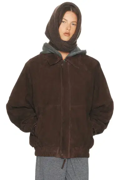 Helsa The Oversized Suede Bomber | Thumbnail 5 Helsa The Oversized Suede Bomber | Thumbnail 5