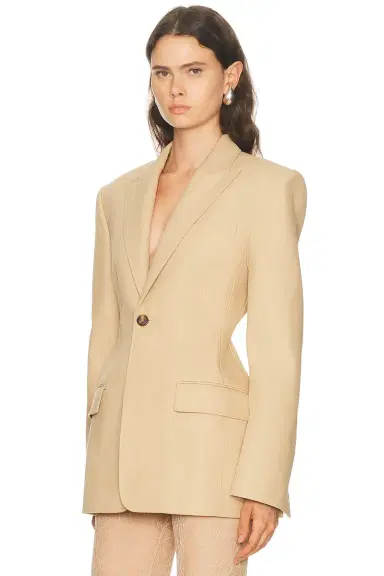 Wardrobe.NYC Drill Contour Blazer | Thumbnail 2 Wardrobe.NYC Drill Contour Blazer | Thumbnail 2