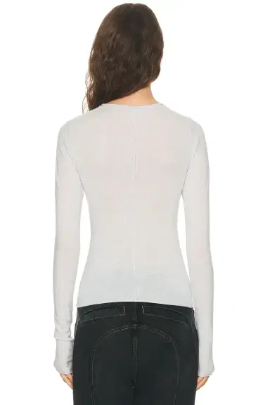 Skims Sheer Cashmere Long Sleeve Top | Thumbnail 3 Skims Sheer Cashmere Long Sleeve Top | Thumbnail 3