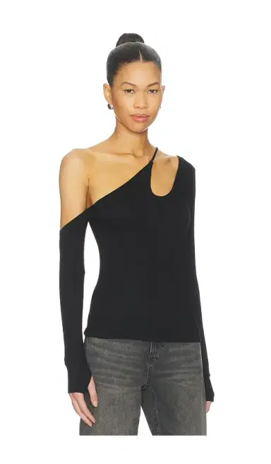 Michael Lauren Usher Asymmetrical Longsleeve Top | Thumbnail 2