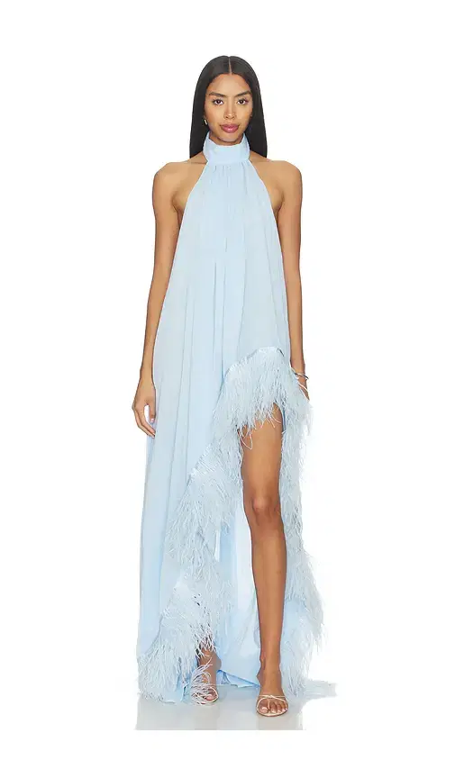 Bronx and Banco Madeline Halterneck Gown