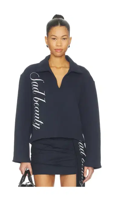 Zemeta Sad Beauty Oversize Pullover | Thumbnail 1