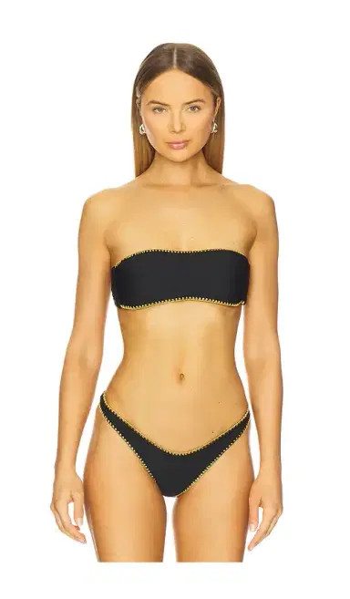 Luli Fama Free Form Bandeau Bikini Top | Thumbnail 1