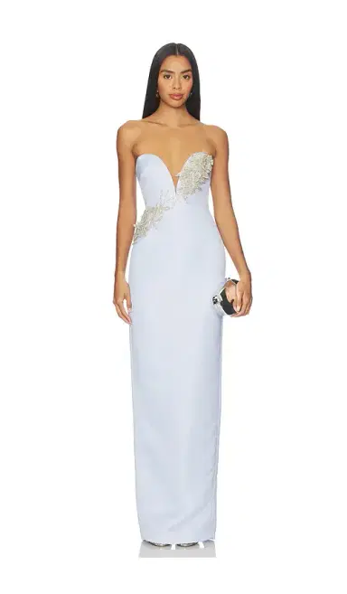 Sau Lee Luna Satin Gown | Thumbnail 1 Sau Lee Luna Satin Gown | Thumbnail 1