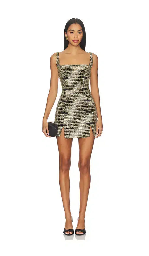 SAU LEE Aidan Tweed Dress
