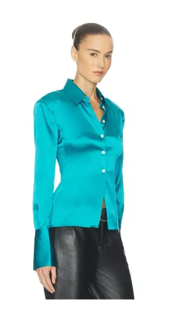 Helsa The Silk Charmeuse Shirt | Thumbnail 2