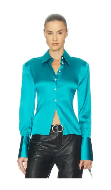 Helsa The Silk Charmeuse Shirt | Thumbnail 1