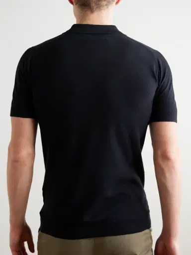 John Smedley Roth Sea Island Cotton Polo Shirt - Men | Thumbnail 4 John Smedley Roth Sea Island Cotton Polo Shirt - Men | Thumbnail 4