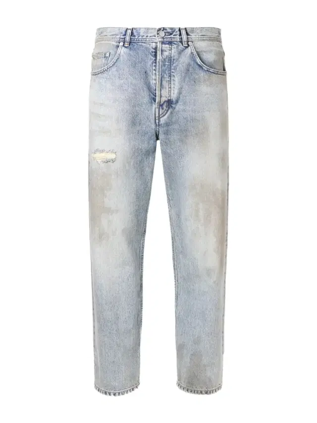 Straight-Leg Distressed Jeans - Men