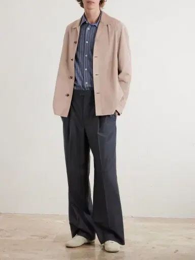 Zegna Suede Chore Jacket - Men | Thumbnail 2