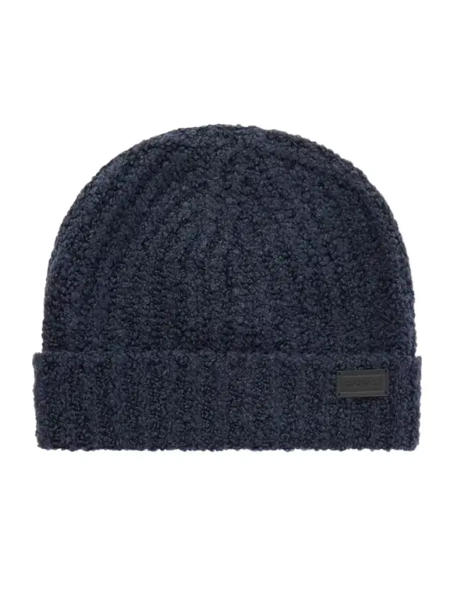 Ribbed Wool and Silk-Blend Beanie - Men