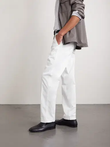 Canali Straight-Leg Cotton-Blend Twill Trousers - Men | Thumbnail 6