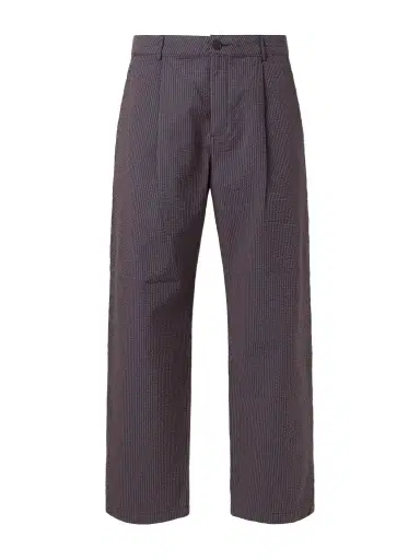 Folk Cropped Wide-Leg Striped Cotton-Seersucker Trousers - Men | Thumbnail 1 Folk Cropped Wide-Leg Striped Cotton-Seersucker Trousers - Men | Thumbnail 1