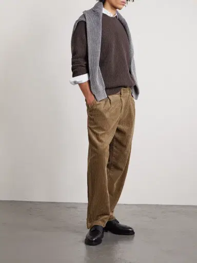Folk Direction Ribbed Wool-Blend Sweater - Men | Thumbnail 2