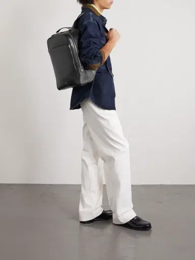 Tom Ford Full-Grain Leather Backpack - Men | Thumbnail 2 Tom Ford Full-Grain Leather Backpack - Men | Thumbnail 2