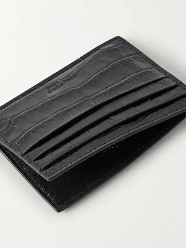 Tom Ford Croc-Effect Leather Cardholder - Men | Thumbnail 4