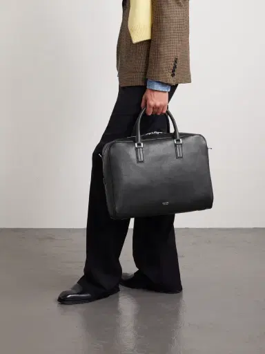 Tom Ford Full-Grain Leather Briefcase - Men | Thumbnail 3