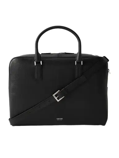 Tom Ford Full-Grain Leather Briefcase - Men | Thumbnail 1