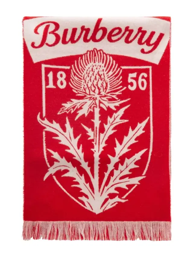 Logo-Jacquard Fringed Wool Scarf - Men