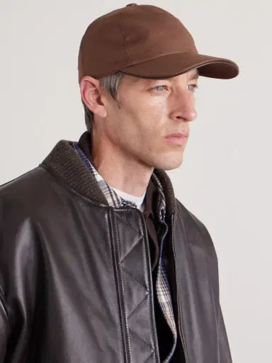Canali Wool and Linen-Blend Twill Baseball Cap - Men | Thumbnail 3 Canali Wool and Linen-Blend Twill Baseball Cap - Men | Thumbnail 3