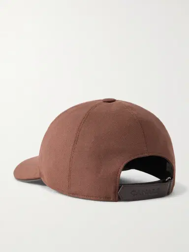 Canali Wool and Linen-Blend Twill Baseball Cap - Men | Thumbnail 4 Canali Wool and Linen-Blend Twill Baseball Cap - Men | Thumbnail 4