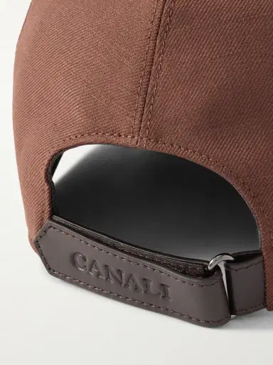 Canali Wool and Linen-Blend Twill Baseball Cap - Men | Thumbnail 5 Canali Wool and Linen-Blend Twill Baseball Cap - Men | Thumbnail 5