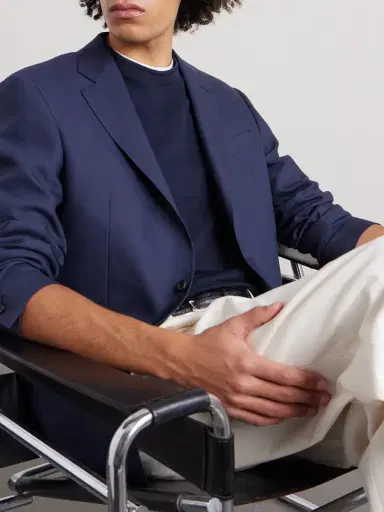 Canali Cotton-Piqué T-Shirt - Men | Thumbnail 5