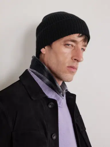 William Lockie Ribbed Cashmere Beanie - Men | Thumbnail 3 William Lockie Ribbed Cashmere Beanie - Men | Thumbnail 3