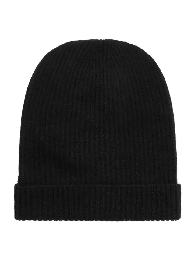 Statesman Ribbed Cashmere Beanie - Men