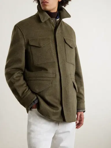 Ralph Lauren Purple Label Ripley Wool and Cashmere-Blend Jacket - Men | Thumbnail 3 Ralph Lauren Purple Label Ripley Wool and Cashmere-Blend Jacket - Men | Thumbnail 3