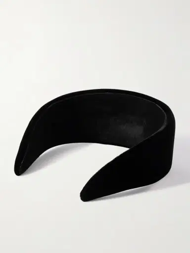 Jennifer Behr Maeve Silk-velvet Headband | Thumbnail 3