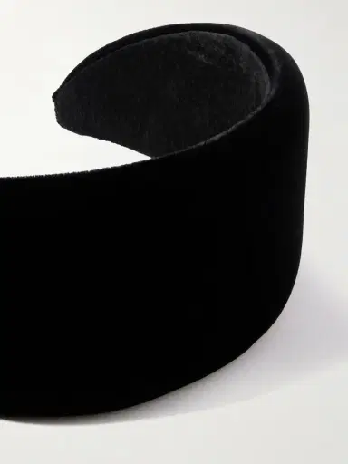 Jennifer Behr Maeve Silk-velvet Headband | Thumbnail 4