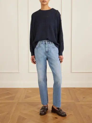 Brunello Cucinelli Waffle-knit Cashmere Sweater | Thumbnail 2 Brunello Cucinelli Waffle-knit Cashmere Sweater | Thumbnail 2