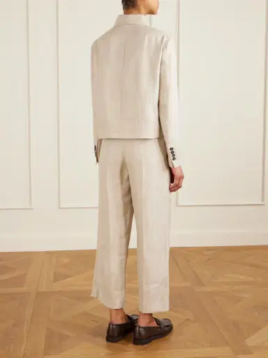 Brunello Cucinelli Linen-twill Jacket | Thumbnail 4