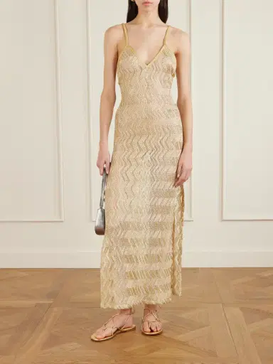 Missoni Mare Metallic Crochet-knit Coverup | Thumbnail 2 Missoni Mare Metallic Crochet-knit Coverup | Thumbnail 2