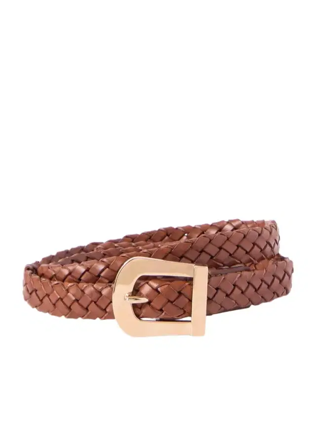 Marija Woven Leather Belt