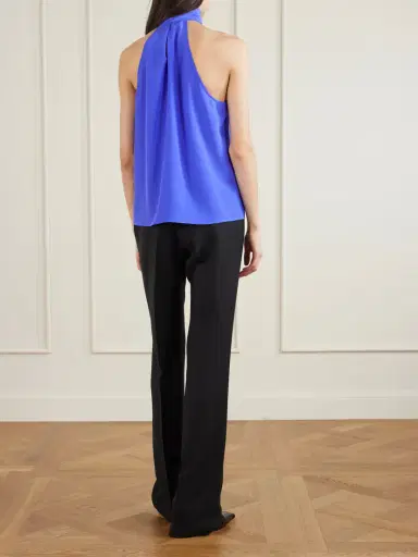 Tom Ford Pleated Silk-crepe De Chine Blouse | Thumbnail 4 Tom Ford Pleated Silk-crepe De Chine Blouse | Thumbnail 4