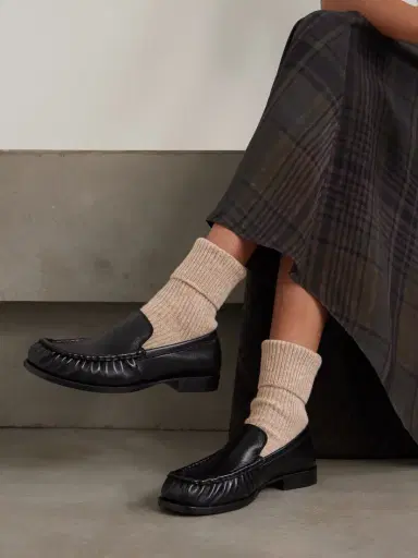 Johnstons of Elgin Ribbed Cashmere Socks | Thumbnail 2 Johnstons of Elgin Ribbed Cashmere Socks | Thumbnail 2