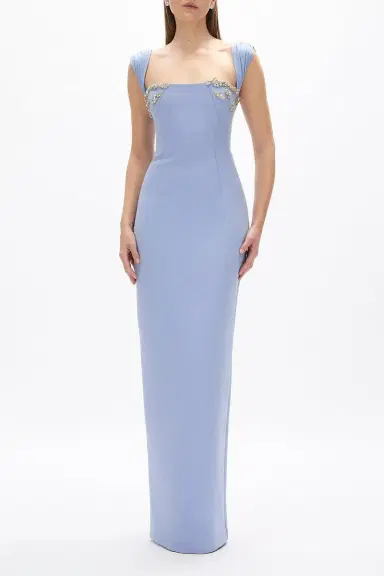 RACHEL GILBERT Malia Gown - Blue | Thumbnail 2 RACHEL GILBERT Malia Gown - Blue | Thumbnail 2