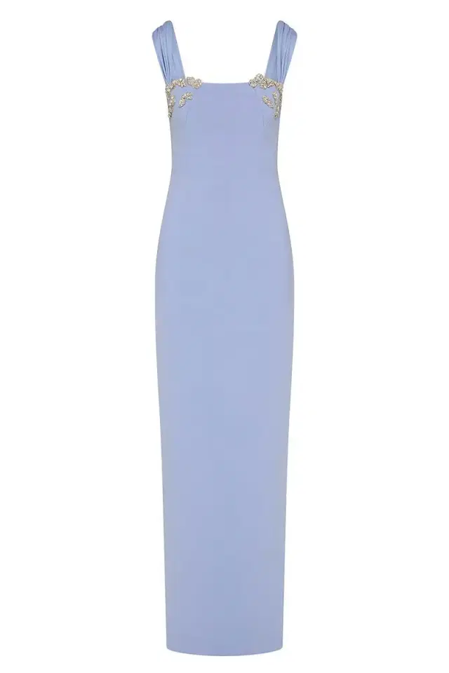 RACHEL GILBERT Malia Gown - Blue