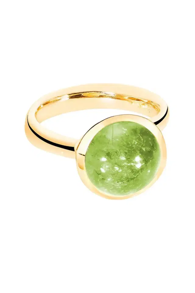 TAMARA COMOLLI Peridot Large Bouton Ring