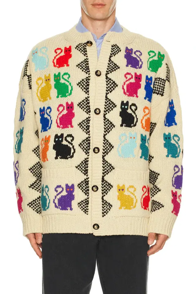 Wool Cat Cardigan