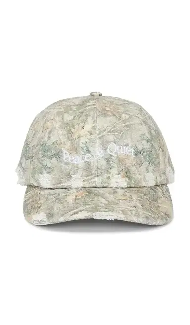 Museum of Peace and Quiet Wordmark Camo Dad Hat | Thumbnail 1