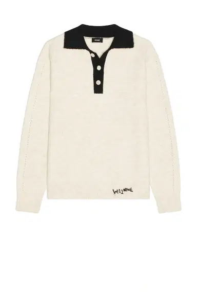 WE11DONE Brushed Contrast Knit Top | Thumbnail 7