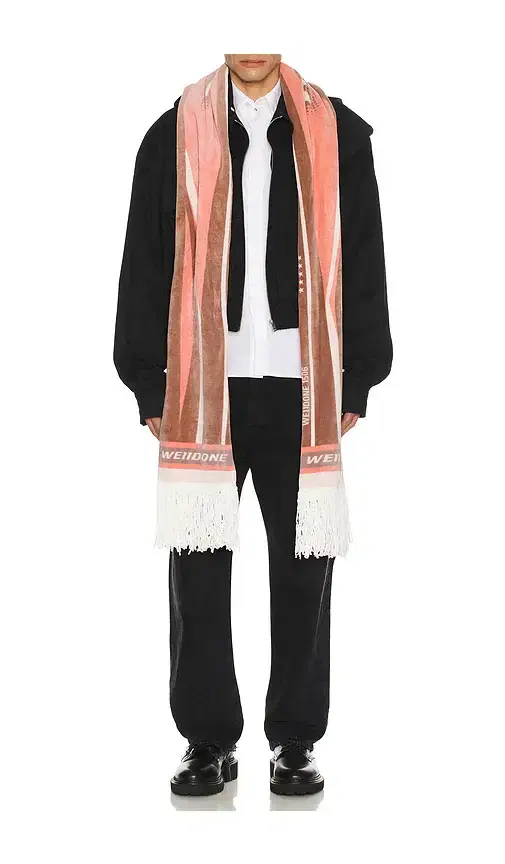 WE11DONE Sporty Scarf Harrington Jacket
