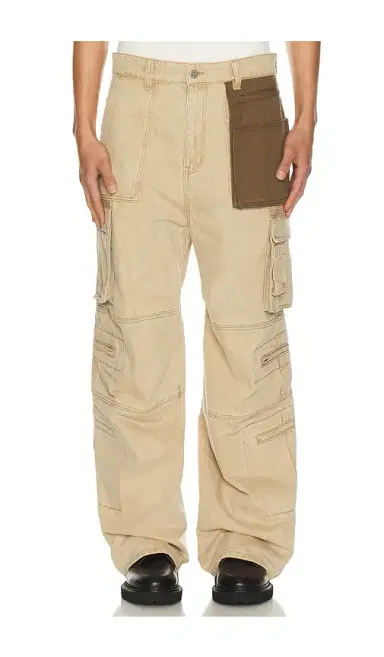 We11Done Washed Cargo Trousers | Thumbnail 1
