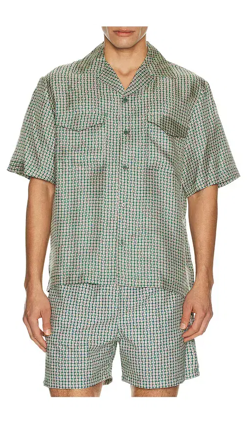 Clarke Printed Silk Shirt