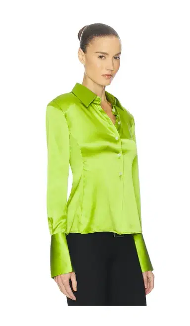 Helsa The Silk Charmeuse Shirt | Thumbnail 2