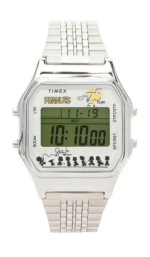 Peanuts 75th Anniversary 34mm Stainless Steel Watch