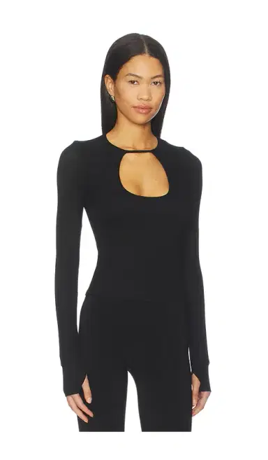 Michael Lauren Orson Crop Longsleeve Top | Thumbnail 2